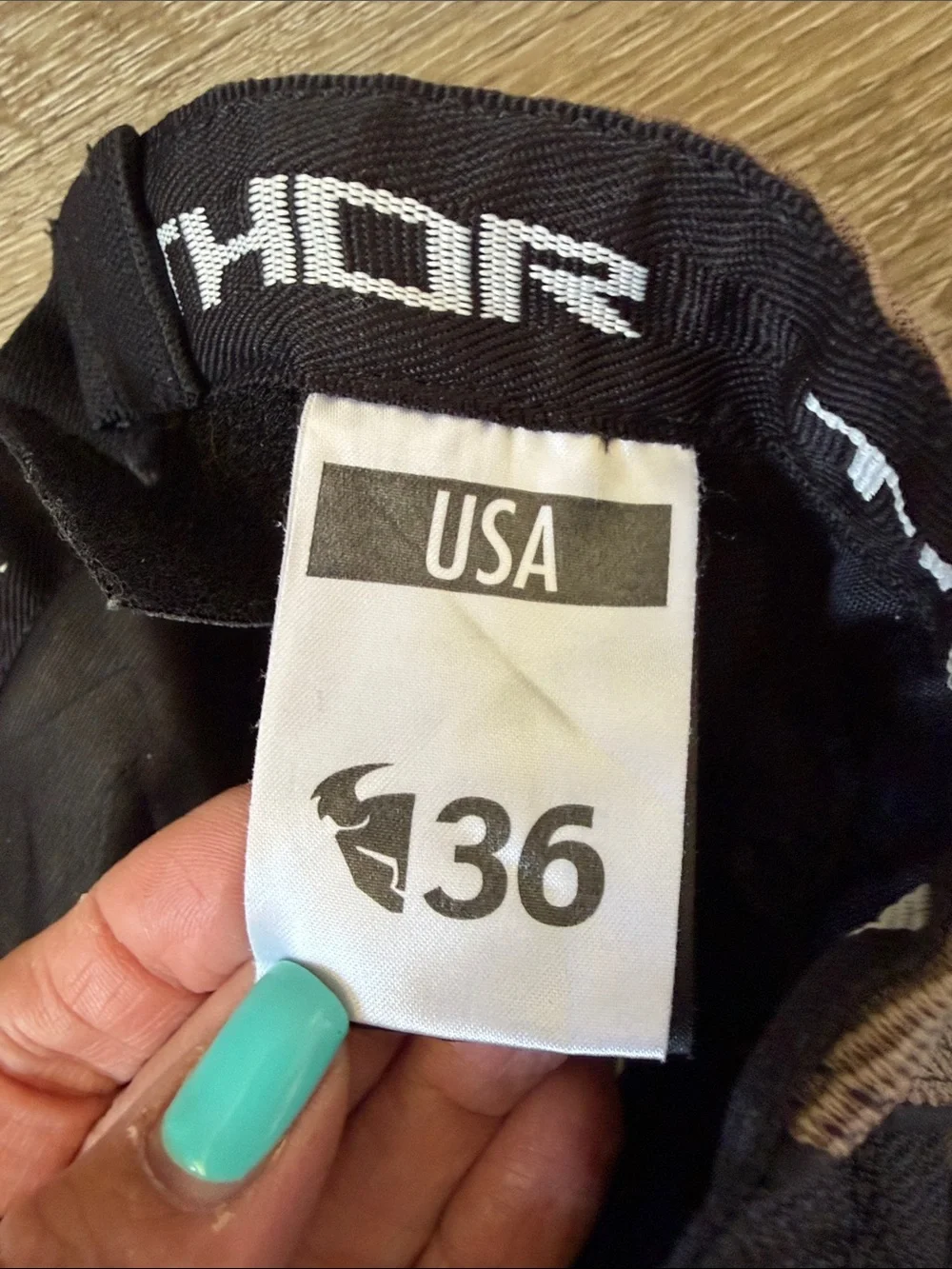 thor Black, Orange, Gray Motocross Pants